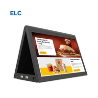 Tablette publicitaire double écran WD1012T pour comptoir de caisse, affichage numérique du menu, Android 8.1 RK3288