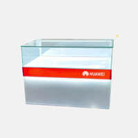 Vitrine de téléphone portable à prix avantageux, design simple, porte verrouillable, magasin de détail, comptoir d'affichage de téléphone portable avec éclairage LED verrouillable