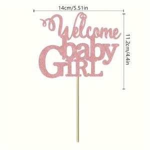 Decorazione per <span class=keywords><strong>Torta</strong></span> di Benvenuto per Primo Compleanno Bambina, Decorazione per <span class=keywords><strong>Torta</strong></span> di Benvenuto per Bambino, Decorazioni Selezionate per Torte di Compleanno e Baby Shower - Product Image 2