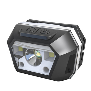 ไฟฉายคาดศีรษะ LED แบบชาร์จไฟผ่าน USB พร้อมไฟแสดงสถานะแบตเตอรี่ กันน้ำ ใช้กลางแจ้งได้ - Product Image 1