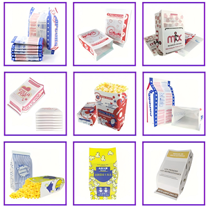 كيس ورقي أوتوماتيكي بالكامل مقاوم للدهون ميكروويف الفشار الكل في 1 تعبئة الفشار دسم المذاق - Product Image 2