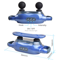 Produits tendance produits de massage par vibration pistolet de massage à double tête masseur musculaire à percussion pour tissus profonds