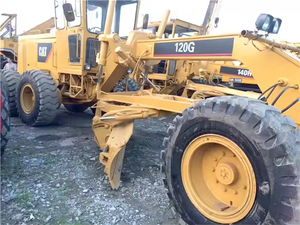 Máquina de construcción popular Motor original usado CAT 120H 120G 120K Motoniveladoras Maquinaria en buenas condiciones para la venta - Product Image 2