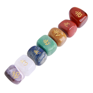 Factory Direct Natural Tumbled Authentic <strong>Chakra</strong> Stone Set <strong>Healing</strong> Stones for Meditation - Product Image 2