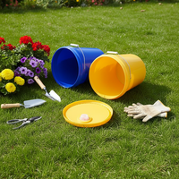 Seau de lavage à l'eau pliable pliable de haute qualité de qualité alimentaire et recyclable pour le camping en plein air et un usage quotidien