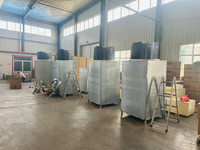 Toutes les tailles d'extracteur d'air industriel mural de type boîte à usage intensif agriculture volaille serre galvanisée ventilateur axial d'extraction