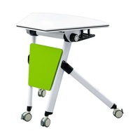 Bureau de formation pliable moderne et simple de qualité supérieure, modulaire, disponible en différentes tailles et formes, adapté aux bureaux et aux immeubles de bureaux