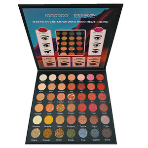 IGOOODCO <span class=keywords><strong>Vente</strong></span> Flash : Palette de Fards à Paupières Personnalisée 42 Couleurs, Étiquette Privée d'Usine, Emballage Coloré, Palette de Fards à Paupières Scintillants - Product Image 1