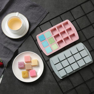 Moule <span class=keywords><strong>de</strong></span> cuisson en silicone à 15 cavités, moule à glaçons carrés, sans BPA, facile à démouler, plateau pour gelée et chocolat, pour la cuisine et la pâtisserie - Product Image 4