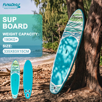 Planche de SUP gonflable pour dropshipping UE, vente chaude, planche de paddle 335 cm, charge lourde 190 kg avec accessoires complets