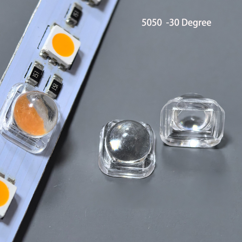 Led Array Reflective Lens 5050 LED Lens Reflector Collimator PMMA - 30 60 120 140 Degree Convex ...