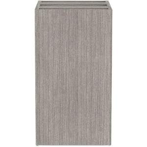 Alera Valencia Series 3-Drawer Full Pedestal <b>File</b> in <b>Box</b>/<b>Box</b>/<b>File</b> Legal/Letter 15.63\" X 20.5\" X Gray <b>Metal</b> Left/Right Options - Product Image 3