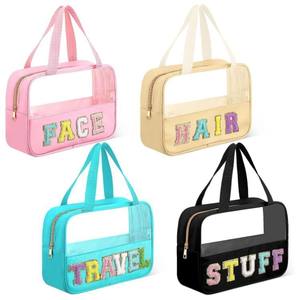 Bolsa de Cosméticos <span class=keywords><strong>Transparente</strong></span>, Bolsas de PVC Impermeables, Bolso de Mano, Neceser de <span class=keywords><strong>Maquillaje</strong></span>, Maletas, Bolsa de Viaje para Mujer - Product Image 1