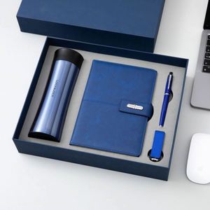 Professional Writing <b>Kit</b> Includes Leather-bound Notebook Fountain Pen and Keychain in Wooden Gift Box Set - Product Image 4