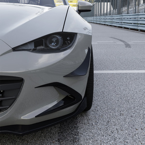 Mazda Miata MX-5 ND 2016+ Side Air Blade Diffuser Carbon Fiber Texture Adhesive Body Stickers Fender Decals - Product Image 2