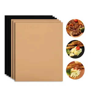 Hot Sale Baking Oven Liner Ptfe Bbq Grill Mat Easily Cleaned Grill Mat For Cooking Bacon Steak