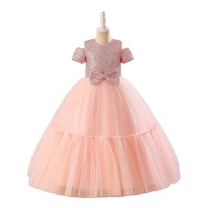 Vestido <span class=keywords><strong>de</strong></span> Princesa Plegable para Fiesta <span class=keywords><strong>de</strong></span> Niña <span class=keywords><strong>de</strong></span> 6 Años, Vestido <span class=keywords><strong>de</strong></span> Novia Floral <span class=keywords><strong>de</strong></span> Alta Gama - Product Image 3