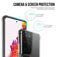 360 étui de protection transparent pour Samsung Galaxy S21 Ultra S21 Plus S22ultra S22plus TPU PC housse de téléphone