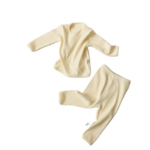 Vêtements pour nouveau-nés, ensemble de 2 pièces, tricot côtelé en coton, vêtements pour bébés et enfants, doux, quantité personnalisée, couleur classique, unisexe - Product Image 3