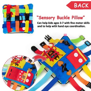 Toddler Sensory <span class=keywords><strong>Fine</strong></span> <span class=keywords><strong>Motor</strong></span> phát triển Đồ chơi giải quyết vấn đề khóa trẻ em Montessori giáo dục đồ chơi cảm giác khóa gối đồ chơi - Product Image 2