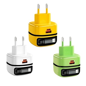<span class=keywords><strong>Chargeur</strong></span> rapide intelligent 65 W réel avec câble rétractable de 70 cm, 3 ports USB Type C, adaptateur secteur US UK EU pour téléphone portable - Product Image 1