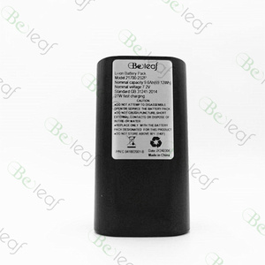 Vase à chicha électrique LED <span class=keywords><strong>Beleaf</strong></span> 002 Free Shape, rechargeable 20000mAh 7.2V, noir, avec batterie au lithium miroir – Vente en gros - Product Image 5