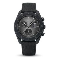 Montre Chronographe Biocéramique Miyota Série Planètes Spatiales Édition Zodiaque 42mm Analogique Quartz Verre Caoutchouc Tendance