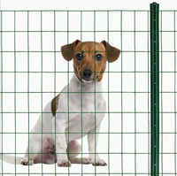 Rouleau de grillage soudé carré robuste en PVC de 1''/2'' avec pliage pour cages de volailles et de lapins agricoles et cloisons d'entrepôt
