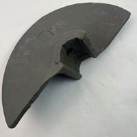 Pièces de rechange pour finisseur d'asphalte 4606302064 4606302063 Lame d'œillet principale droite 400 mm pour finisseur d'asphalte