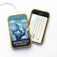 Etiqueta de Equipaje Personalizada con Nombre Bordado y Etiqueta de Maleta con Diseño Rectangular Resistente a los Arañazos
