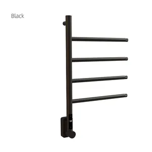 304 Stainless Steel Electric Towel Rack With Timer Smart Temperature Control 3-5-bar Rails Towel Warmer