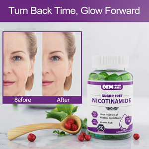 Gomitas de Vitaminas NAD+ 1200mg, Suplemento Liposomal de NAD con Trans-Resveratrol y Extracto de Pimienta Negra para la Salud Celular Cerebral - Product Image 5
