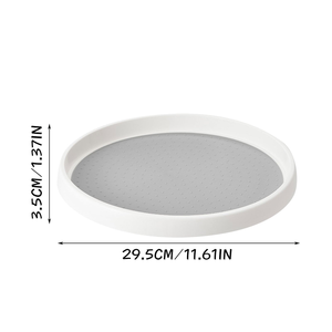 Estante giratorio multifuncional para cocina, almacenamiento de condimentos, plato giratorio, estante para botellas de condimentos, caja de almacenamiento hecha de plástico - Product Image 6