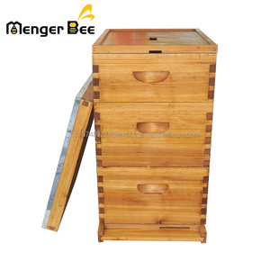 Nuevo Kit de Inicio para Apicultura MengerBee: Colmena Langstroth de 3 Capas y 10 Cuadros, Revestida con Cera de Abeja, de Abeto Chino, con Cuadros y 1 Año de Garantía - Product Image 5