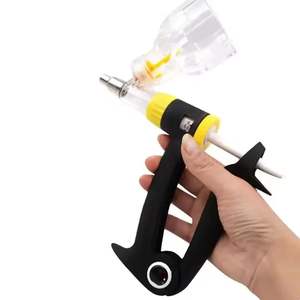 पशु उपयोग के लिए आसान इंजेक्शन के लिए आसान खुराक समायोजन के साथ उन्नत 2 मिलीलीटर प्लास्टिक सिरिंज - Product Image 2