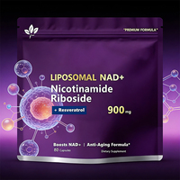 Kapsul Kecantikan Kulit Liposomal NAD+ Nicotinamide Riboside Resveratrol Grosir 2 Kapsul Sehari 24 Bulan untuk Dewasa