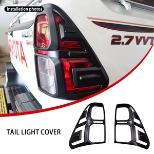 ขายดี! ชุดครอบมือจับประตู ฝาครอบไฟหน้า ไฟท้าย ฝาถังน้ำมัน และฝาครอบกระจกมองหลัง สำหรับ TOYOTA HILUX REVO ผลิตจากวัสดุ ABS คุณภาพจากโรงงาน - Product Image 3