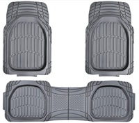 Tapis de sol de voiture en PVC Marcan, ensemble complet, épaisseur 5 mm, garnissage en fibres naturelles, 4 pièces pour Dodge Ram/Charger/Journey/C-Max/Edge