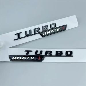 Chrome pour <span class=keywords><strong>Mercedes</strong></span> CLA 45 S AMG C117 C118 CLA45S TURBO <span class=keywords><strong>coffre</strong></span> de voiture Badge emblème Logo autocollant lettres Auto accessoires - Product Image 5