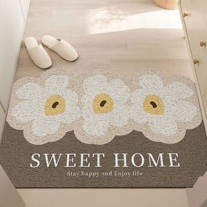 Tapis de porte en PVC tissé de luxe personnalisé, <span class=keywords><strong>imprimé</strong></span> fantaisie, écologique, antidérapant, imperméable, pour usage domestique et hôtelier, moderne, à poils coupés, lavable - Product Image 4