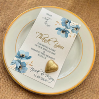 Cartes d'invitation de mariage personnalisées en gros, enveloppes, papier couché, impression numérique, échantillons rapides pour la planification et les entreprises