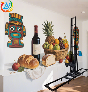 Impresión de pared <span class=keywords><strong>3D</strong></span> Altura vertical 2500mm Máquina de pintura de pared UV de gran formato para máquina de impresora de pared - Product Image 5
