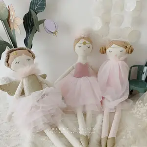 Lovely Stuffed EN71 Fashion Girls Baby Ballerina Dressing Girl Doll With Skirt Accessories Ballet Dancer Girl Dolls