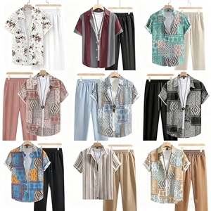 2 Pièces Ensemble Tunique Pantalon Femme Chemise Manches Longues Et Pantalon Taille élastiquée Couleur Unie Casual Pas Cher Léger Fluide Tenue D'été Chic Et élégant De Plage Vacances Quotidien Set