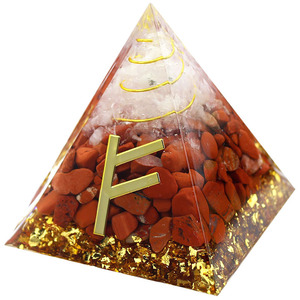 Adornos de Pirámide de Cristal con Runas Kogiya, Artesanías de Resina Epoxi, Grabado Láser, Decoración para el Hogar, Regalo DIY - Product Image 5