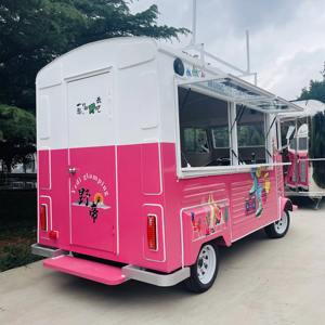 Personalizzato Vintage Van <span class=keywords><strong>Mobile</strong></span> Food Truck cucina completa commerciale Fast Food rimorchio <span class=keywords><strong>Bar</strong></span> per la vendita per l'industria degli hot dog al dettaglio - Product Image 3