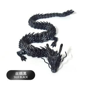 Juguete de Dragón Chino de Plástico de 80 cm, Regalo de Fantasía para Amantes de los Dragones, Decoración del Hogar - Product Image 3
