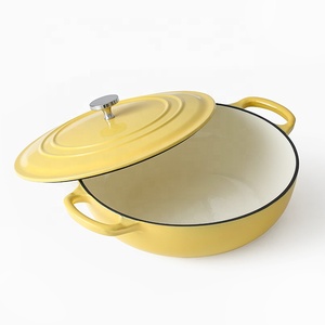 Olla <span class=keywords><strong>de</strong></span> Cocina Esmaltada <span class=keywords><strong>de</strong></span> <span class=keywords><strong>Hierro</strong></span> <span class=keywords><strong>Fundido</strong></span> <span class=keywords><strong>de</strong></span> Gran Tamaño, la Mejor del 2025, Cazuela <span class=keywords><strong>de</strong></span> <span class=keywords><strong>Hierro</strong></span> <span class=keywords><strong>Fundido</strong></span> <span class=keywords><strong>de</strong></span> 26-30 cm, Material Metálico, la Mejor Olla para Cocinar - Product Image 2