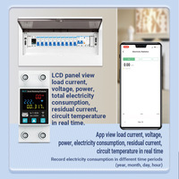 Disjoncteur intelligent WiFi Tuya 63A avec moniteur d'énergie électrique, réenclenchement, télécommande et protection contre les surtensions et surintensités