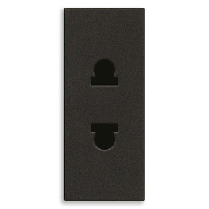 ซิกูรี่ 2P 16A ปลั๊กไฟ USA EU สีดำ 3.6x2.7x5.6 ซม. - Product Image 1